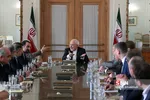دیدار هیات موسسه مطالعاتی والدای روسیه با ظریف