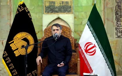 نوحه&zwnj;خوانی پویانفر با شعری از حافظ در حرم رضوی + فیلم