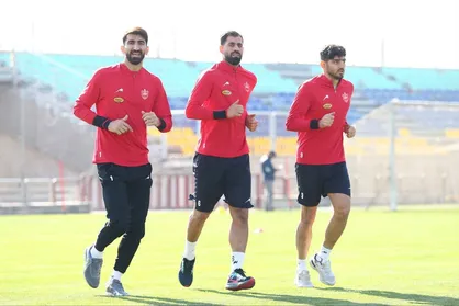 برگزاری آخرین تمرین سرخپوشان قبل از بازی با النصر +عکس تولد 60 سالگی پرسپولیس