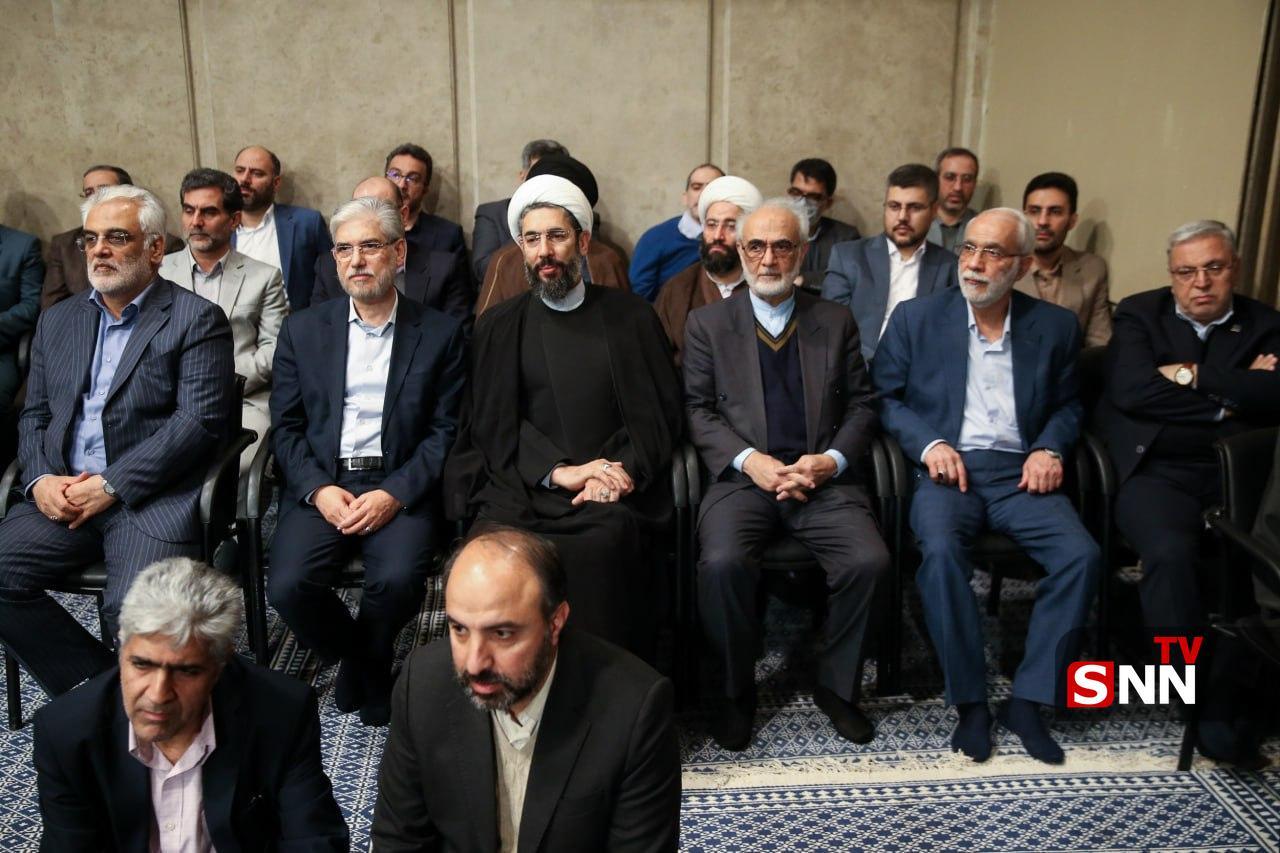 دیدرا دانشجویان با رهبر انقلاب 