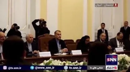 دیدار وزیر خارجه جمهوری اسلامی ایران با رئیس مجلس ارمنستان