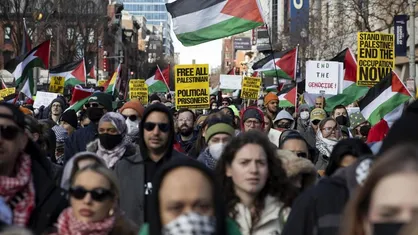 حمایت دانشجویان دانشگاه&zwnj;های انگلیس از مردم فلسطین + فیلم