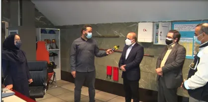 بازدید معاون سرمایه&zwnj;های انسانی، مشاور مدیرعامل و مدیر روابط عمومی شرکت بهره برداری مترو از ایستگاه&zwnj;های خط ۳