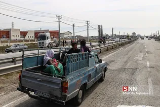 روستای آق قلا در چهارمین روز جاری شدن سیل