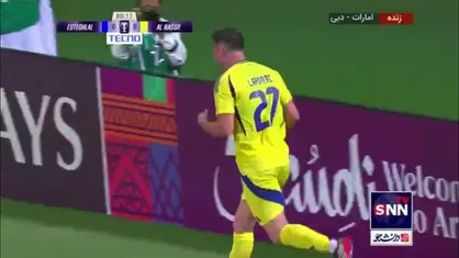 گل اول النصر به استقلال در دقیقه ۸۰