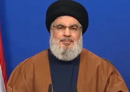 قدردانی دبیر کل حزب&zwnj;الله از پیام تسلیت رهبر معظم انقلاب