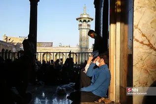 مراسم دعای عرفه در حرم حضرت معصومه (س)