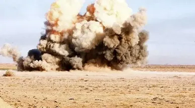 خنثی سازی مهمات آمریکایی صهیونی در جنوب اصفهان