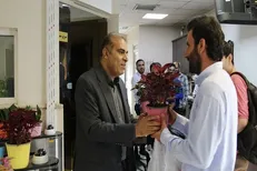 استقبال از دانشجویان خوابگاهی دانشگاه علامه با بیش از ۲ هزار گلدان