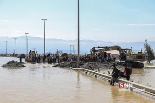 جاری شدن سیل در  استان گلستان