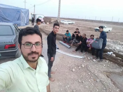 موکب شهدای دانشجو به همت جامعه دانشگاهی خوزستان در مرز چذابه برپا شد