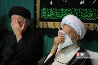مراسم عزاداری رحلت پیامبر اکرم(ص) و شهادت امام حسن مجتبی علیه‌السلام  در دفتر آیت‌الله مکارم شیرازی