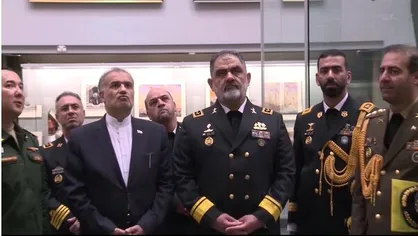 بازدید فرمانده نیروی دریایی از موزه دریایی ارتش روسیه