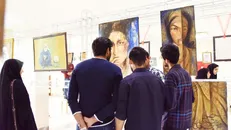 نمایشگاه دانشجویان دانشگاه علوم پزشکی زاهدان با فروش آثار به نفع سیل‌زدگان برگزار شد