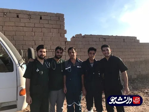 فعالیت جهادگران بسیج دانشجویی واحد شوشتر در شعیبیه