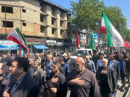 تشییع باشکوه گیلانیان با پیکر شهید ناخدا سوم مجید فاطمی&zwnj;پور