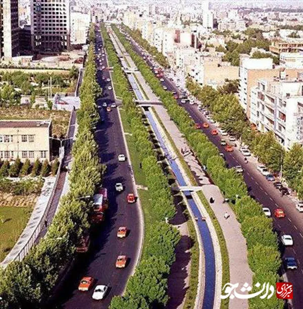 بلوار کشاورز در سال ۱۳۴۹