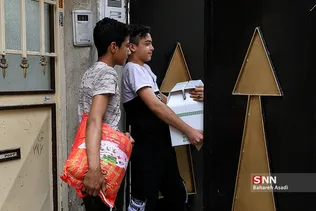 توزیع ارزاق ماه رمضان در باقر شهر