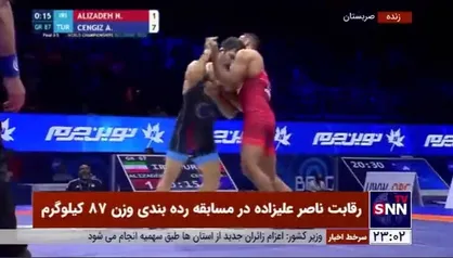 علیزاده در کسب برنز هم ناکام ماند