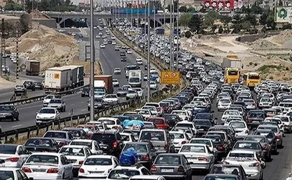 ترافیک سنگین در آزادراه قزوین &ndash; کرج