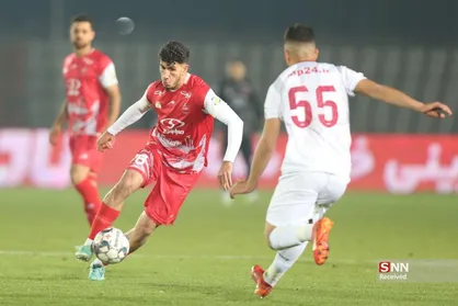 دیدار تیم&zwnj;های فوتبال پرسپولیس و نساجی مازندران