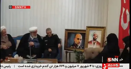 دیدار حجت&zwnj;الاسلام گلپایگانی و سرلشکر موسوی با خانواده&zwnj; شهدای اقتدار + فیلم
