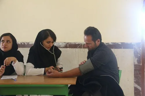 اردوی جهادی علوم پزشکی کردستان در روستای سوتپه