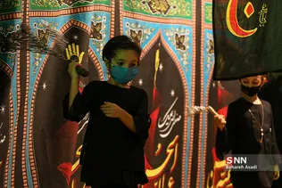 هفتمین شب عزاداری محرم در محله نظام آباد