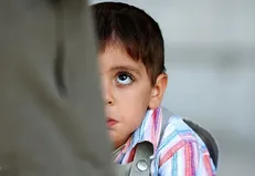 نجات کودک آزار دیده از چنگال پدر سنگدل