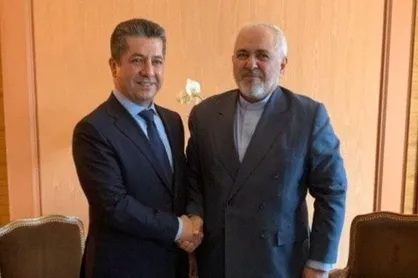 دیدار وزیر امور خاجه کشورمان با نخست وزیر اقلیم کردستان عراق