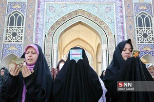 اقامه نماز عید سعید فطر در حرم مطهر رضوی
