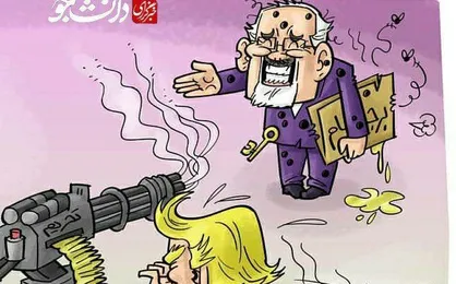 کارتون جو بایدن قهرمان جدید لیبرال&zwnj;ها