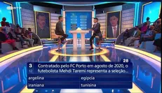 نام مهدی طارمی در مسابقه تلویزیونی پرتغال