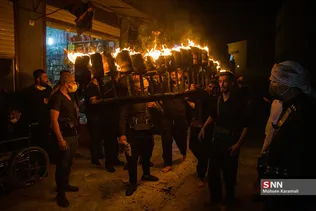 مراسم مشعل گردانی در قم