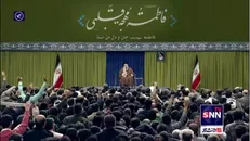 نوای معروف ذکر حسین از محمد الجنامی در دیدار امروز مداحان و مدیحه سرایان با رهبرانقلاب