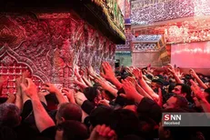 حضور گسترده زائران اربعین در حرم مطهر حضرت ابوالفضل العباس (ع) + فیلم