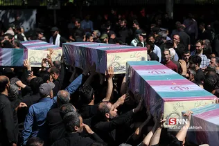 تشییع پیکر 135 شهید گمنام