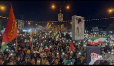 چهارمین شب اجتماع عظیم مردم یاسوج در پی شهادت ولی امر مسلمین جهان امام خامنه‌ای+فیلم