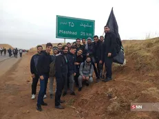 ۸۸ دانشجوی دانشگاه سمنان به اردوی پیاده روی طریق رضوی اعزام شدند