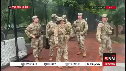 تصاویری از نزدیکی کاخ سفید پس از  شو جدید ترامپ اینبار با نمایش میدانی!