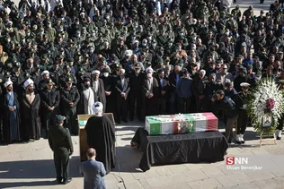 تشییع پیکر شهید پلیس افتخاری «محمود هوشمندی» در شیراز