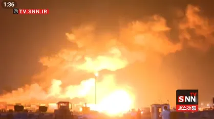 انفجار جدید کانتینر&zwnj;های بندر شهید رجایی بر فراز آسمان + فیلم