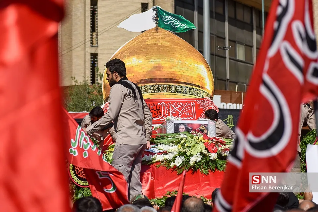 تشییع و خاکسپاری «شهید عبدالله اسکندری» در شیراز