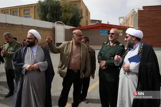 استقرار بیمارستان صحرایی ویژه بیماران کرونا در قم
