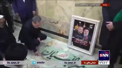 حضور عراقچی بر سر مزار شهید امیرعبداللهیان
