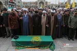 تشییع پیکر شهید مدافع حرم در قم 
