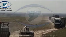 ورود بیش از ۱۰۰ کامیون سلاح و تجهیزات آمریکایی به سوریه