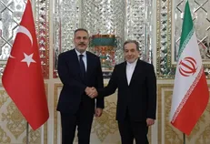 دیدار و گفتگوی وزرای خارجه ایران و ترکیه + فیلم