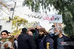 آیین تشییع و تدفین شهید گمنام در دانشگاه خوارزمی