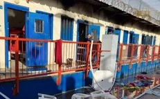 اسرای فلسطینی بار دیگر زندان «رامون» را به آتش کشیدند